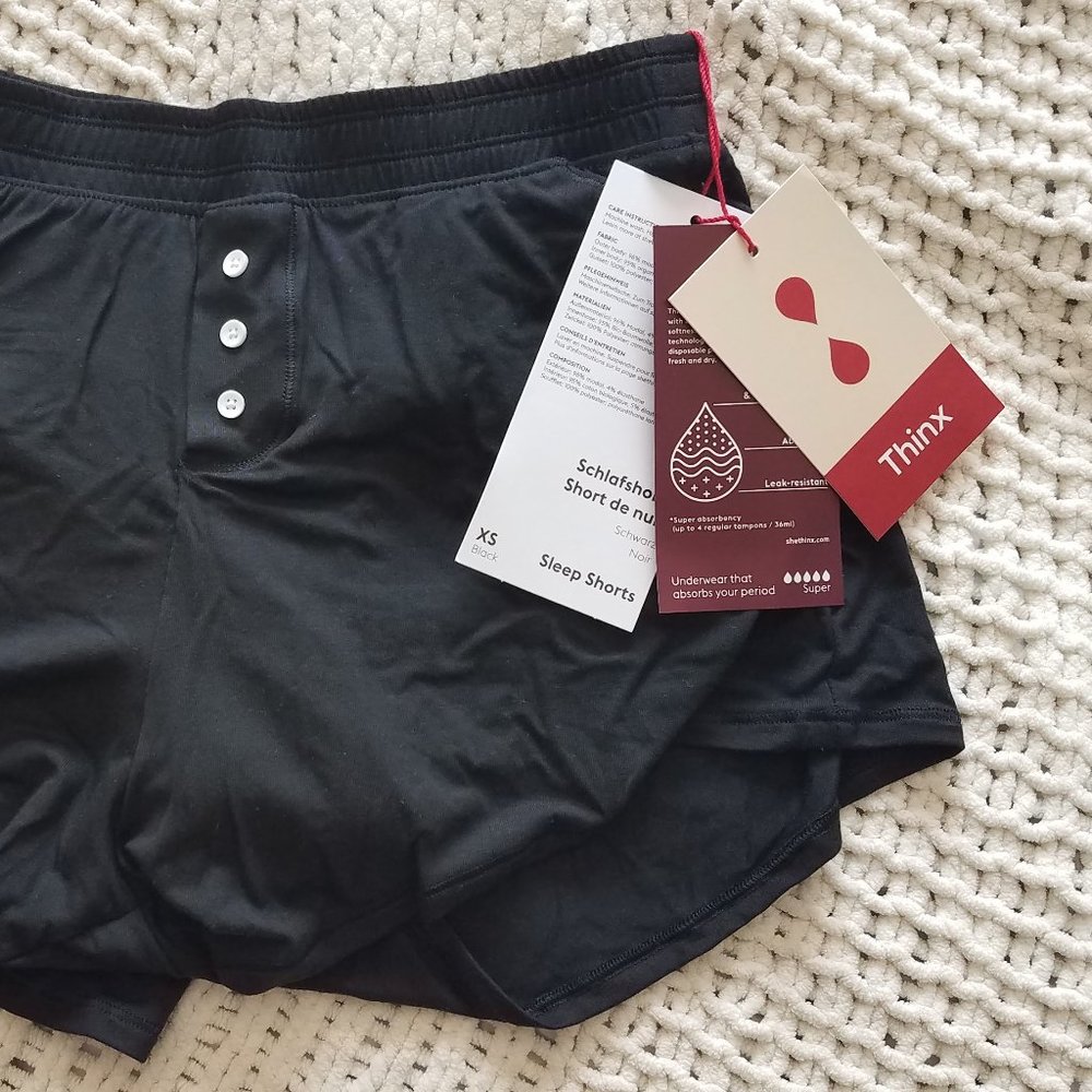 Thinx Period Proof Sleep Shorts NWT